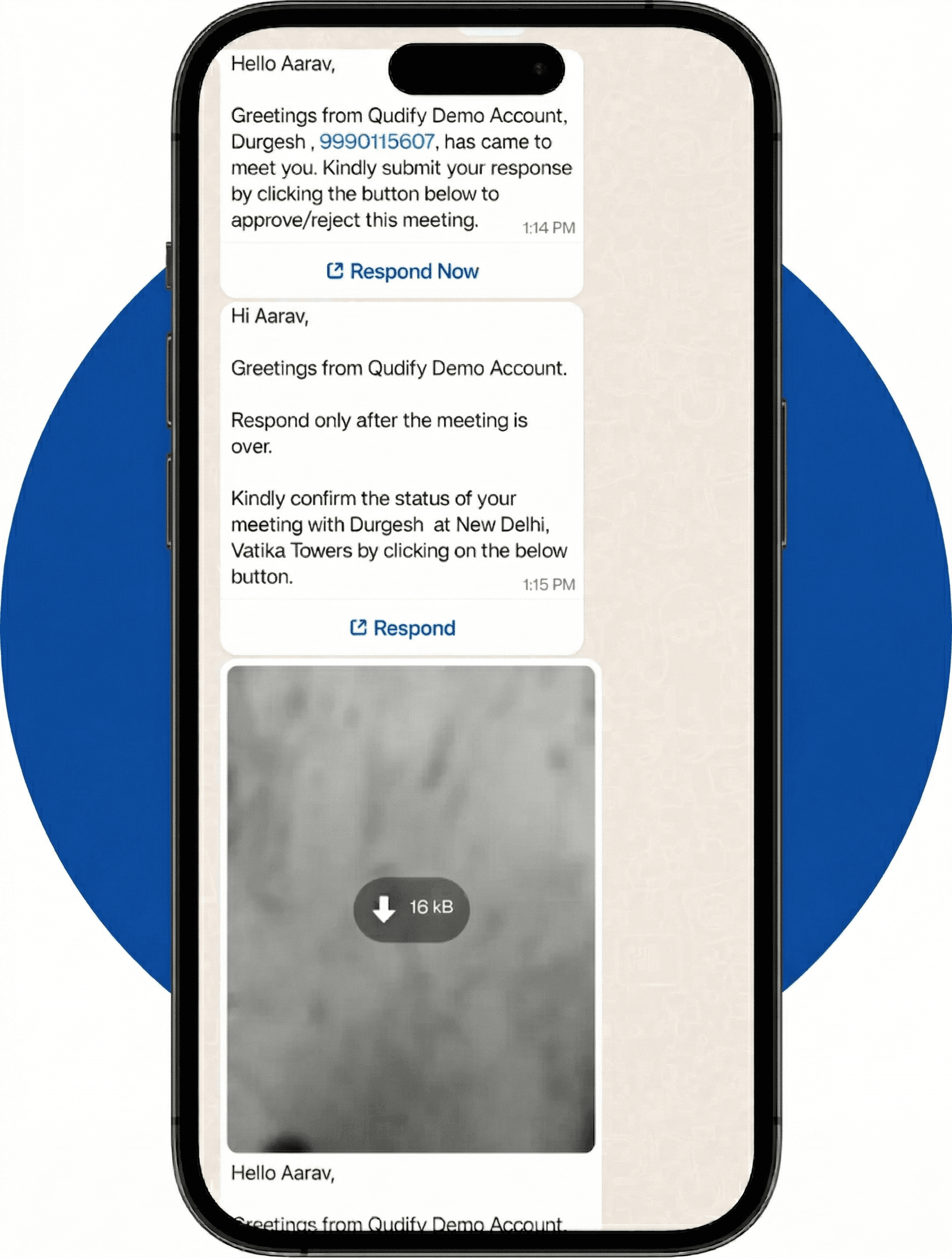 WhatsApp-Based Visitor Approvals